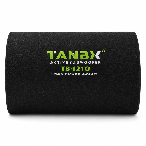 Subwoofer Auto Activ TANBX TB-1210 10", 2200W, Amplificator Integrat, Bass Reflex, 12V