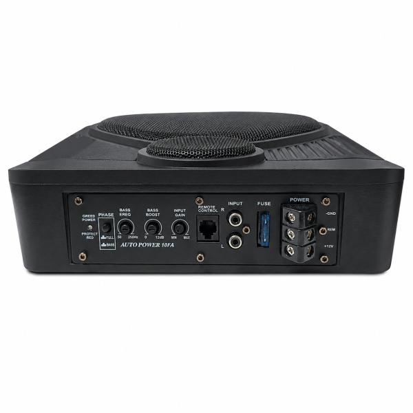 Subwoofer Auto Activ Slim Pervoi CTC-101Q 10", 1000W, Amplificator și Tweeter Integrate