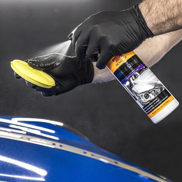 Ceara Lichida cu burete inclus Auto Moje Auto Detailer Liquid Crystal Coat – Protecție Vopsea și Efect Ceramic 500ml