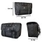 Genti laterale Kawasaki Eliminator 125 moto choper, set 2 bucăți, piele ecologică, 30x23x13 cm