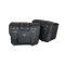 Genti laterale Kawasaki Eliminator 125 moto choper, set 2 bucăți, piele ecologică, 30x23x13 cm