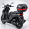 Top Case Moto portbagaj Piagio BEVERLY 35 x 25 x 22 cm,  cu Încuietoare și Reflectorizant Roșu