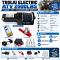Troliu Electric ATV 2500LBS 1133 kg, 12V, Cablu Textil 12 m, Telecomandă Wireless, Placa Montaj