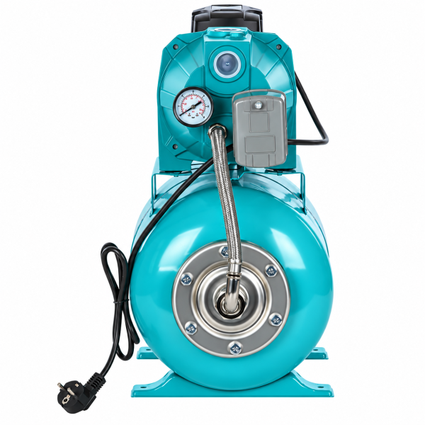 Hidrofor 750W cu Vas 50L, Debit 50 L/min, Înălțime Pompare 42 m, Presostat și Manometru