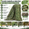 Plasa Camuflaj Militar oxford premium 3x6 m, Oxford Poliester, pentru Grădină, Terasă, Camping și Vânătoare