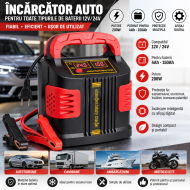 Redresor Incarcator Baterii Auto 50-120ah 6V / 12V CU INCARCARE RAPIDA