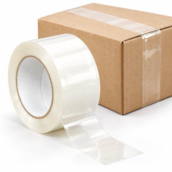 Banda Adeziva Adeziv Acrilic 100m Transparenta scoci pentru Ambalare 48 mm x 100 m, 55 Microni, Adeziv Acrilic, Rezistență Ridicata