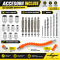 Mașina de Gaurit și Înșurubat cu Acumulator 18V, 25 Nm, 2 Acumulatori Li-Ion 2Ah, 2 Viteze, LED, Mandrină 10 mm, Set Burghie și Biți, Prelungitor Flexibil, Valiză Transport