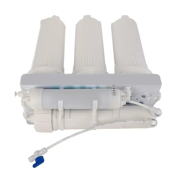 Sistem filtru apa osmoza inversa Filtrare Apa Ultrafiltrare in 5 trepte UF5 Filtru 0,01 Microni, Debit 2,5 L/min, Capacitate 3600 L, Fara Alimentare Electrică