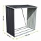 Adapost Lemn foc Adapost metalic pentru depozitarea lemnelor de foc, 163 x 83 x 154 cm