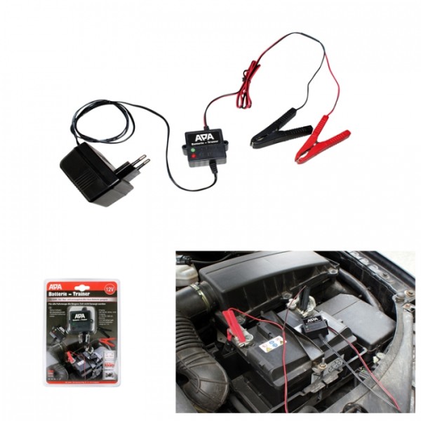 Redresor Auto 12V baterii scutere ATV UTV MOTOCICLETE, Încărcător Automat Acumulatori 5–20Ah, 500mA, Protecție la Inversarea Polarității, cu Clești