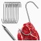 Set 15 Carlige pentru Afumatoare macelarie din Inox – 15 cm, Grosime 3 mm