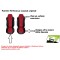 Huse Scaune piele Scania R piele romb culoare Rosu, Editie Speciala