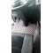 Covorase din Piele romb RENAULT T 2021 automat acopera toata podeaua cabinei culoare Visiniu Maro Coniac Editie Speciala