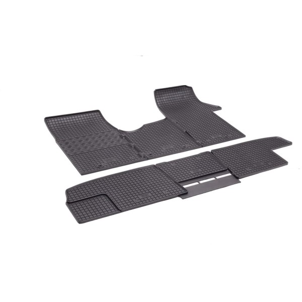 Set Covorase Auto 7 locuri Opel Movano cabina dubla dokka 2012-2022 din cauciuc premium