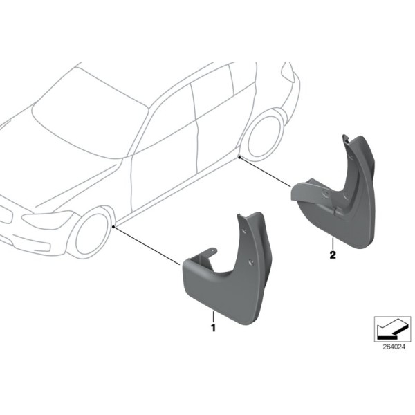 Set Aparatori Noroi Lancia Ypsilon 2007-2016