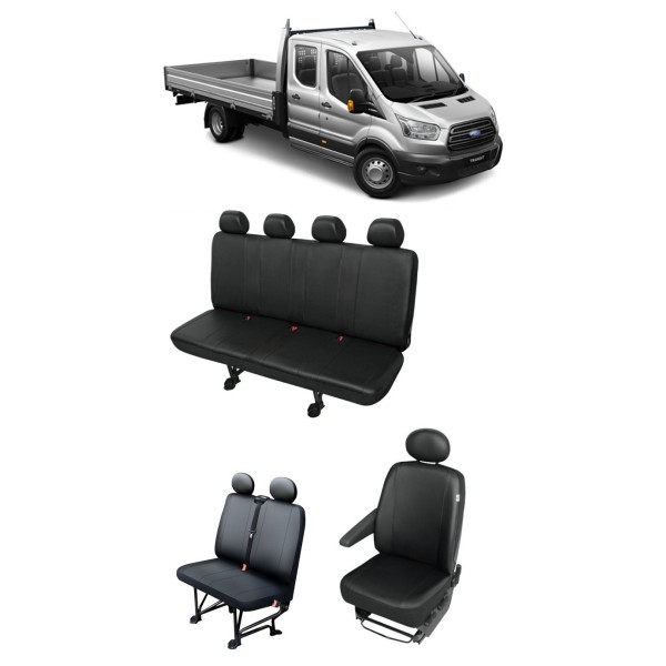 Huse Scaune Dedicate  Pentru Peugeot Boxer 2015-2019 Cabina Dubla 7 Locuri ,Doka
