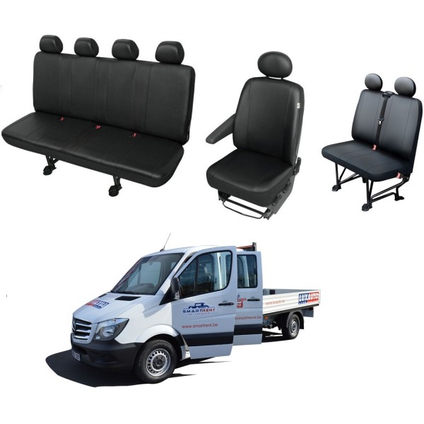Huse Scaune Dedicate Pentru Mercedes Sprinter 2015-2019 Cabina Dubla 7 Locuri ,Doka