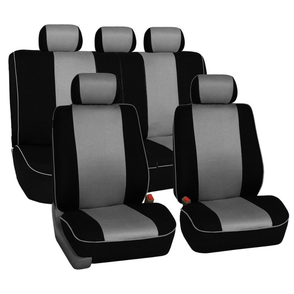Huse Scaune Dedicate Dacia Logan 2006 Premium (Rosu/Albastru/Gri)