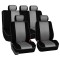 Huse Scaune Dedicate Dacia Logan 2006 Premium (Rosu/Albastru/Gri)