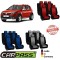 Huse Scaune Dedicate Dacia Sandero 2007-2011 Premium (Rosu/Albastru/Gri)
