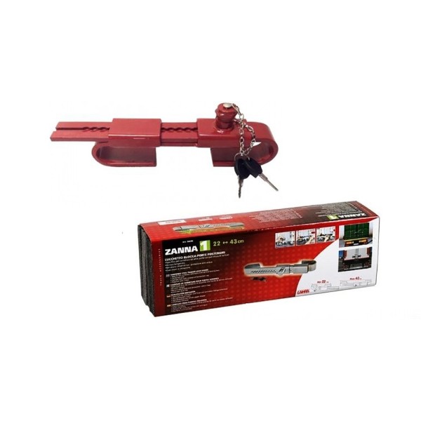 Antifurt Usii Spate Rosu Cu 2 Chei si Capac De Protectie 26,5-47cm