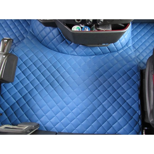 Covorase din Piele romb RENAULT PREMIUM 2000 automat acopera toata podeaua cabinei culoare Albastru  Editie Speciala