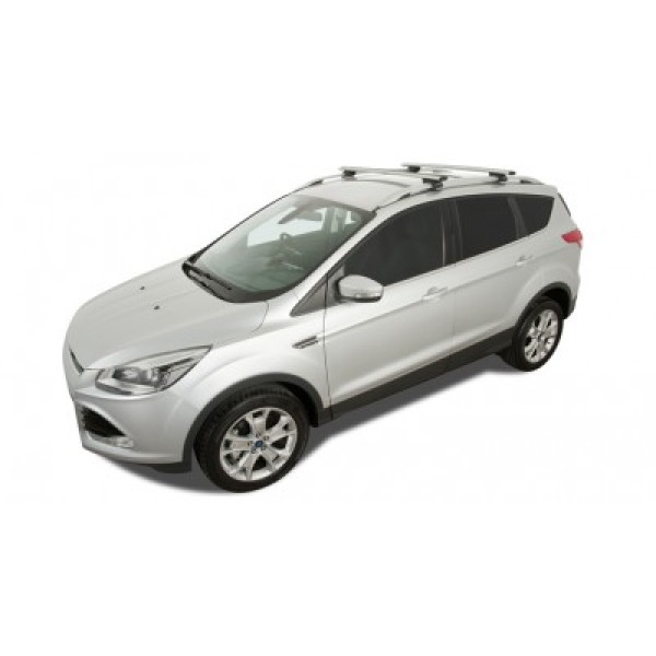 Bare portbagaj dedicate Ford Kuga  2008-2015 din aluminiu cu sistem antifurt si cheie