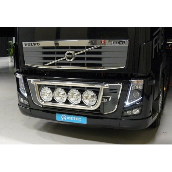 Bullbar/Bara Proiectoare Inox Grila Partea Inferioara Volvo FH/FM 2000-2013