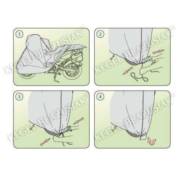 Prelata Moto impermeiabila Kawasaki  Z1000 din material gros Protectie 4 anotimpuri integrala