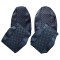 Pachet Interior Huse Scaune si covorase piele IVECO EUROCARGO 2+1 (3 LOCURI) 2019-2024 piele romb culoare Negru