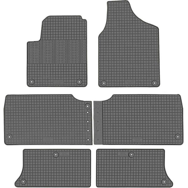 Set Covorase Auto 7 locuri Seat Alhambra  2006-2021 din cauciuc premium Plus