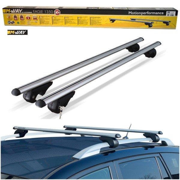 Bare portbagaj pentru Vw Golf 7 break/combi 2014-2018 din aluminiu cu sistem antifurt si cheie