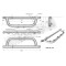 Bullbar/Bara Proiectoare Inox Grila Partea Inferioara Daf XF 105