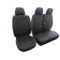 Huse Scaune Iveco Daily 2017 culoare Negru din piele romb cu masuta si cotiera sofer  Editie Speciala